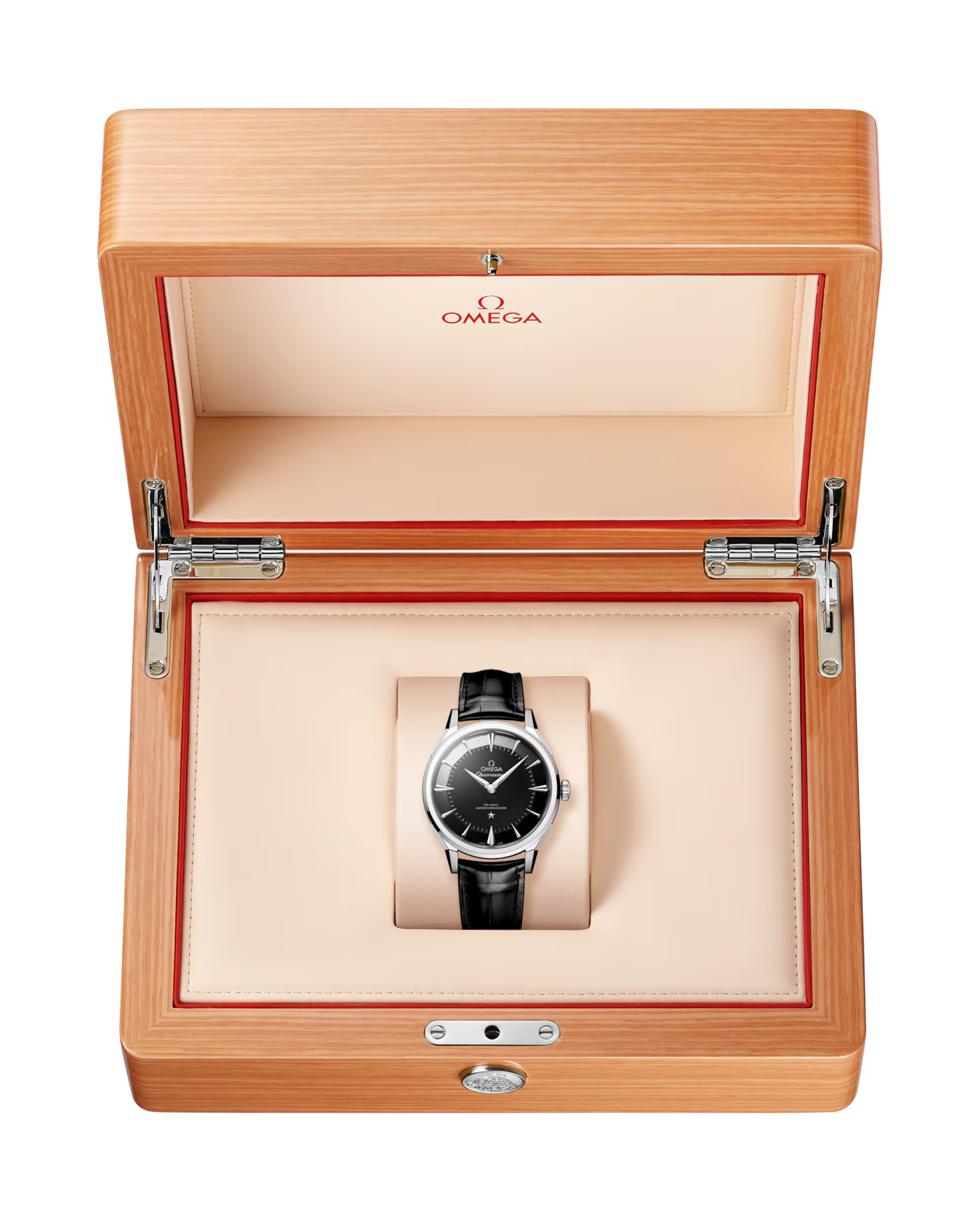 Constellation Observatory | 39mm, Glossy Leather Strap, Men's Watch
