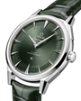 Constellation Observatory | 39mm, Green Leather Strap, Men's Watch