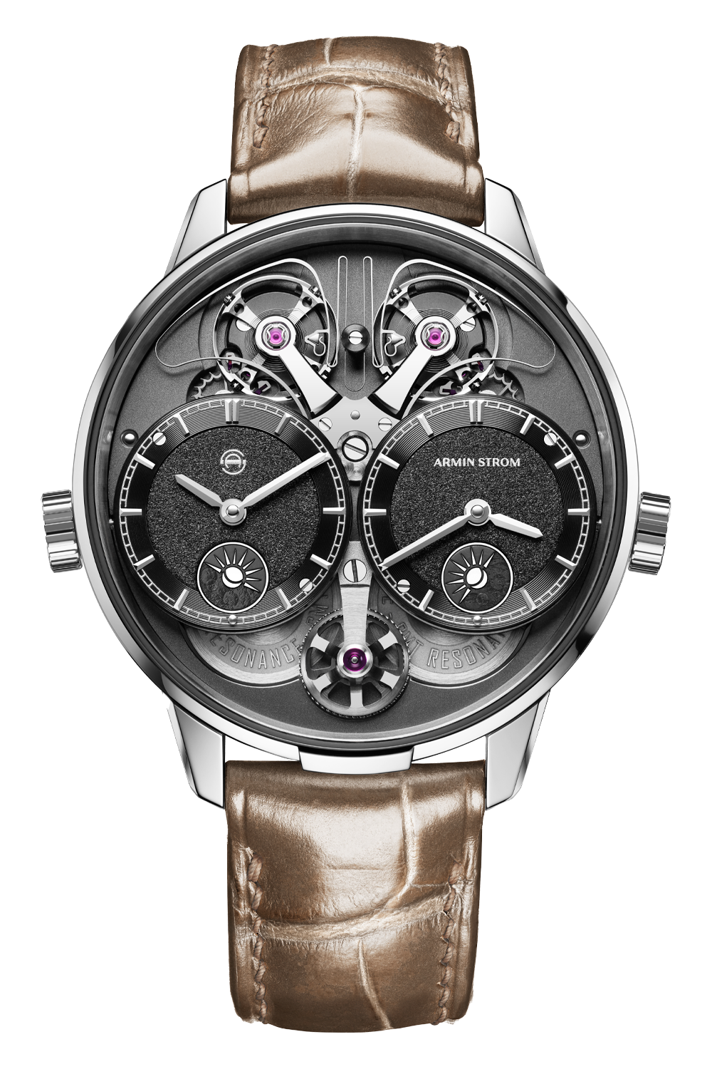 Dual Time GMT Resonance Manufacture Edition Black | 39mm, Stainless Steel, Men's Watch