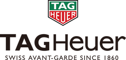 TAG Heuer logo with TAG in white on green and HEUER in white on a red shield below.