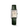 DolceVita | 32mm, Stainless Steel, Ivory Gilt "flinqué" Dial, Green Alligator Strap, Womens Watch