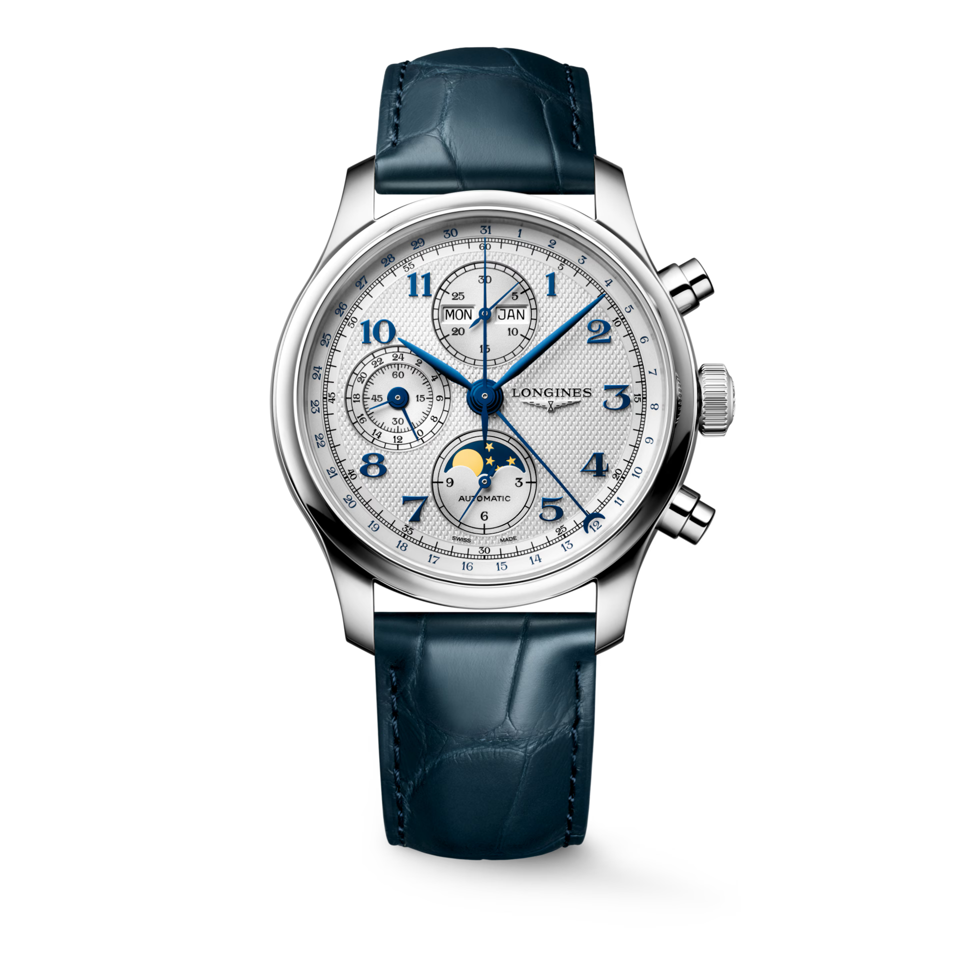 Master | 41mm, Stainless Steel Case, Alligator Strap