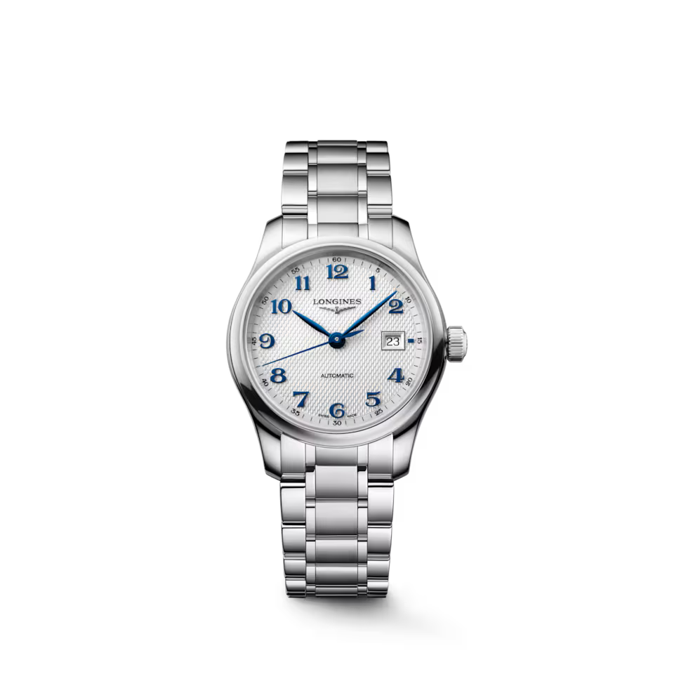 Master | 30mm, Stainless Steel, Silver "barleycorn" Dial, Womens Watch
