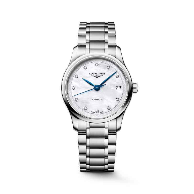 Master | 34mm, Stainless Steel, White mother-of-pearl Dial, Womens Watch
