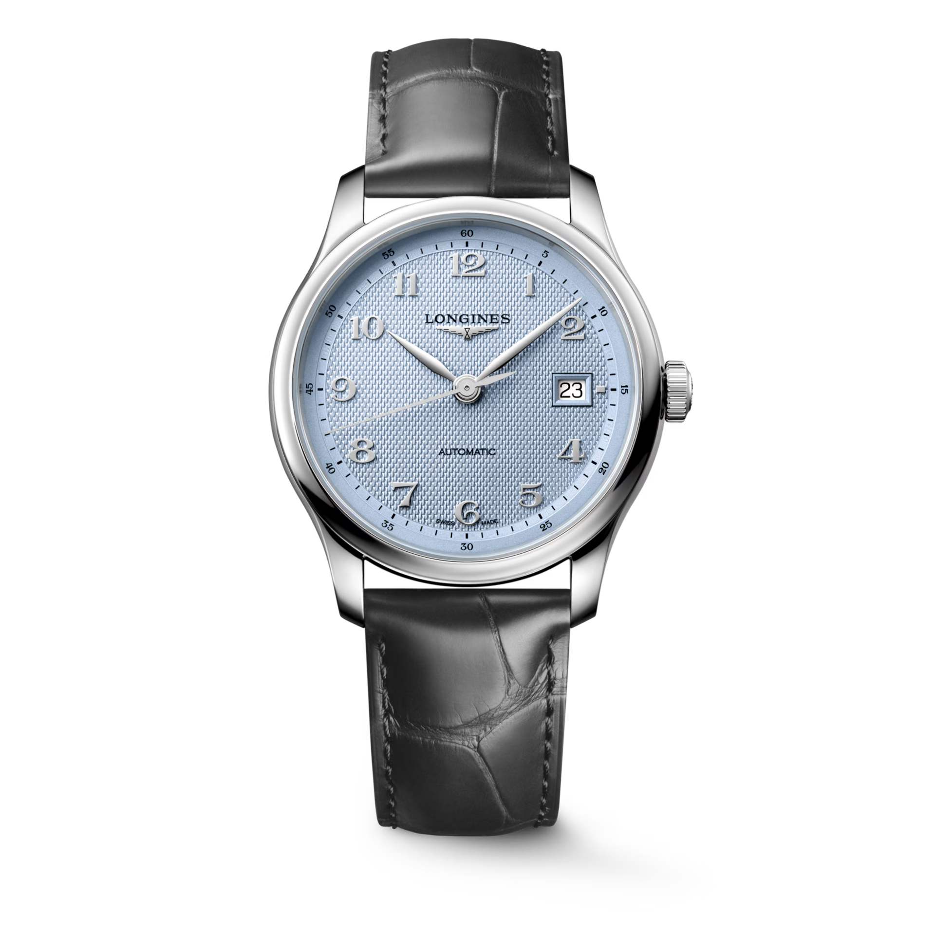 Master | 39mm, Stainless Steel Case, Alligator Strao